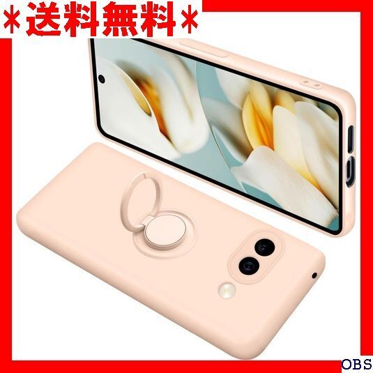 ☆人気商品☆_N006 Google Pixel9a ケース リング付き シリ ストラップホール付き 滑り止め 落下防止 132