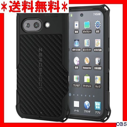 ☆人気商品☆_N006 エレコム Google Pixel 9a ケース 耐衝 ール付き ブラック PMWP251ZERO 196