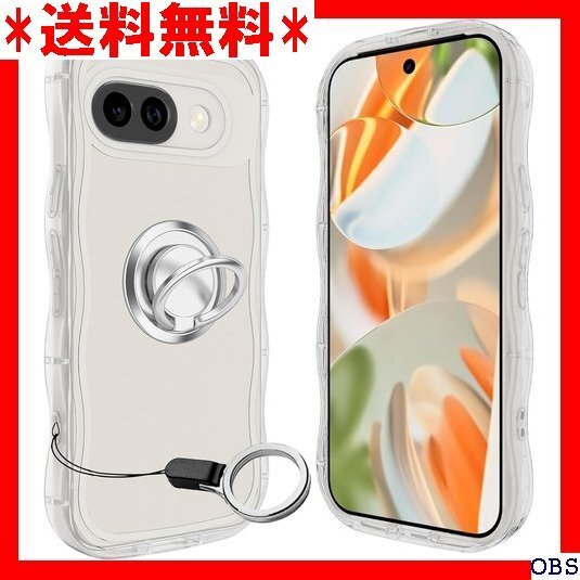 ☆人気商品☆_N006 Google Pixel 9A ケース クリア ウェー 型 人気 おしゃれ 耐衝撃 ストラップホー 232