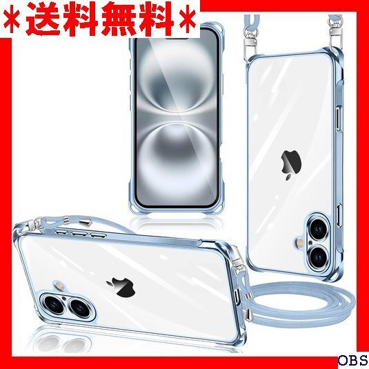 ☆人気商品☆_N007 iPhone 16 用 ケース クリア ショルダー 縄 能 落下防止 紛失防止 ワイヤレス充電対応 38