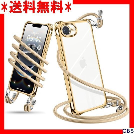 ☆人気商品☆_N007 iPhone 16e ケース ショルダー クリア アイ り外し可能 落下防止 ワイヤレス充電対 ゴ 117