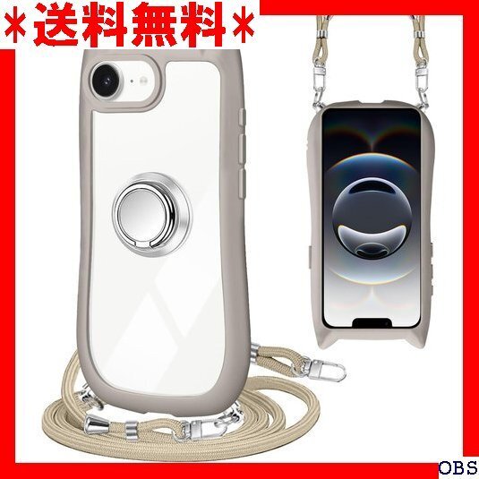 ☆人気商品☆_N007 iPhone 16E ケース ショルダー クリア カバ スマホケース 多機能 全面保護 落下防止 228