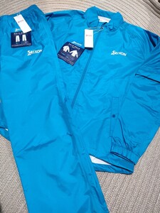 новый товар не использовался SRIXON Srixon 2way непромокаемая одежда верх и низ выставить M голубой бледно-голубой Golf одежда мужской жакет дождь брюки