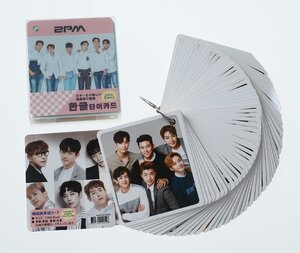2PM グッズ 韓国語 単語カード 単語帳 63枚入 + リング + ケース 付 K-POP