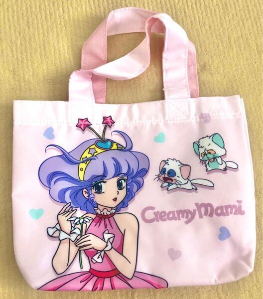 新品 魔法の天使 クリィミーマミ 手提げ ピンク ポジ ネガ 仕切りあり Creamy mami ハンドバッグ お弁当に ペットボトルが倒れない 小分け