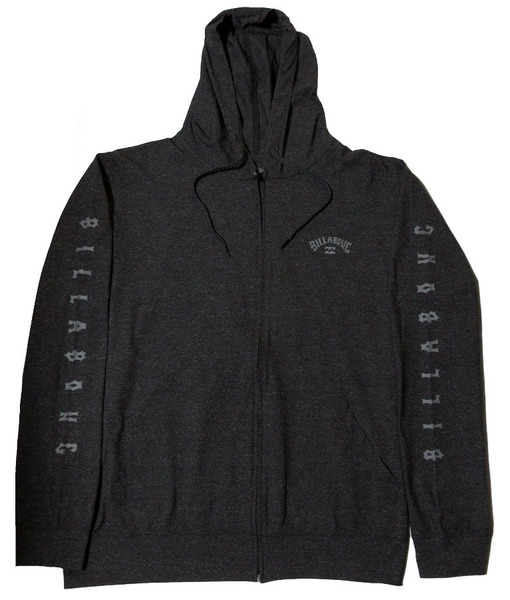 ビラボン ジップ フード ラッシュガード XLサイズ グレー BE011860 水着 サーフィン 海 上着 BILLABONG FOR SAND AND WATER SURF FLEX