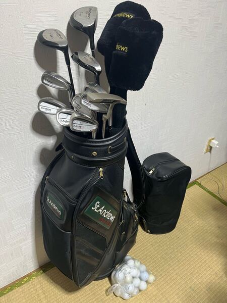 Andrews セントアンドリュース ゴルフセット+キャデバッグ+オマケ