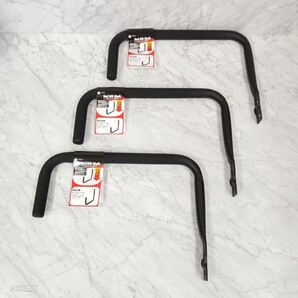 ●送料無料 未使用品 創造工房 ハイロジック ツール BIG フック ロング J型 058608 3個セット 本体耐荷重 15kg ラバー付 L字フック L型