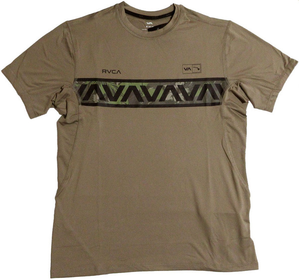 RVCA ルーカ メンズ ハワイ SPORT VENT 半袖 ラッシュガード XLサイズ カモ 水着