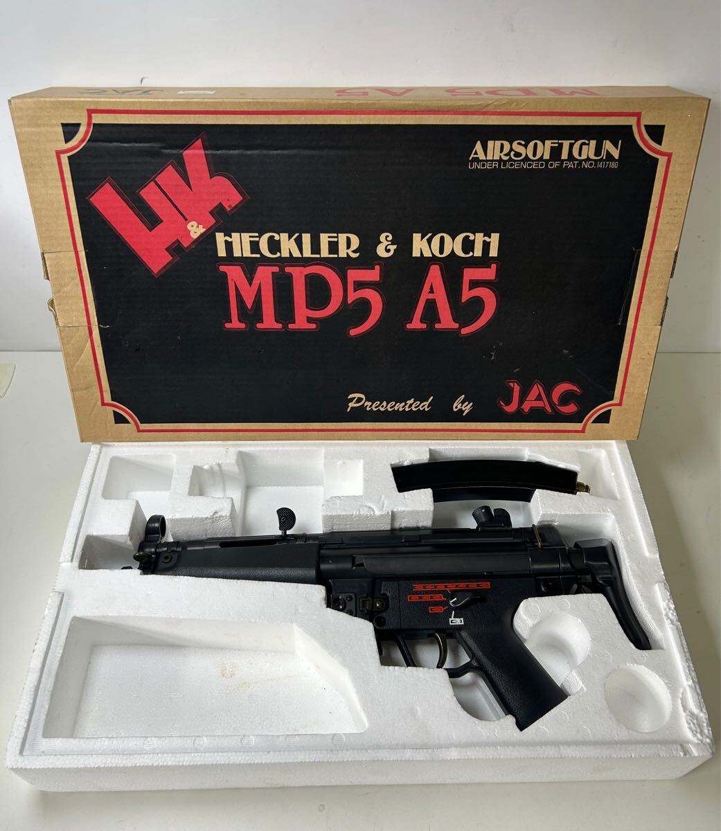 【激レア、未開封】JAC Heckler & Koch MP5 A5 ガスガン Yahoo!オークション -「jac mp5」(ガスガン) (トイガン)の落札