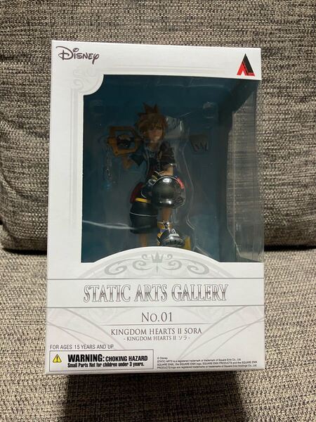 【ほぼ未使用】スタティックアーツ ソラ キングダムハーツ STATIC ARTS GALLERY No.1 KINGDOM HEARTS II フィギュア スクエニ