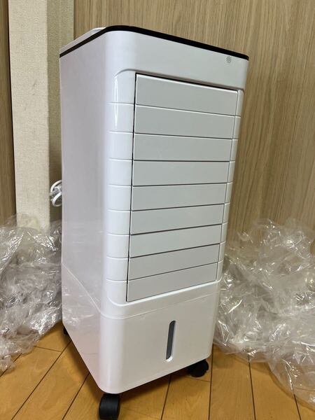 送料無料(未使用)ダブルクーリングファンDMS-090-WH 冷風扇 冷風機 クーラー ホワイト 家電 空調