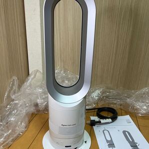 送料無料~( 動作品 )dyson ダイソン Hot + Cool AM05 ファンヒーター AM05 リモコン付き ホワイト (S-1)