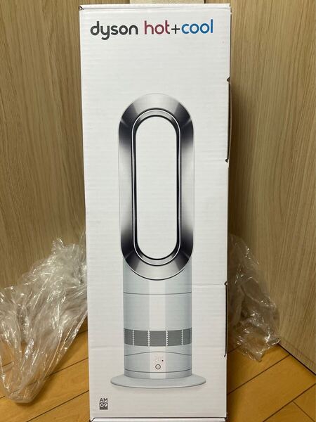 送料無料(未使用)展示品 dyson ダイソン hot+cool ホット&クール 扇風機&セラミックファンヒーター AM09 ホワイト 動作確認済(S-13)