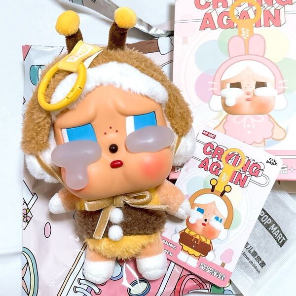 国内正規品 POPMART CRYING AGAIN クライベイビー ハチ 蜂 CRYBABY ぬいぐるみ CRY BABY