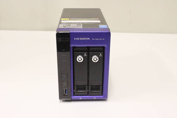 C470 I・O DATA アイ・オー・データ LAN DISK NAS HDDケース HDL-Z2WE2I ( Core i3/RAM8GB搭載(HDDなし)アダプター付属