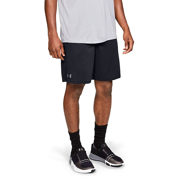 【新品】Mサイズ アンダーアーマー UNDERARMOUR ハーフパンツ UAテック メッシュ ショーツ ショートパンツ 1358564 ブラック メンズ