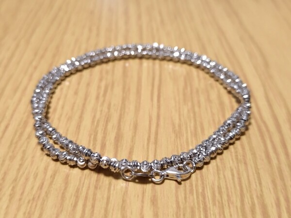 【ESTNATION】エストネーション/MADE IN ITALY/SILVER925グリッターネックレス