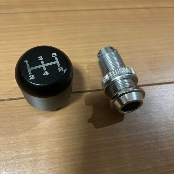 シフトノブ 高さ 調整可能 5MT アルミ M12×1.25 5速 12mm 汎用 シンプル 簡単 マニュアル レバー ブラック 調節可能 トヨタ スズキ