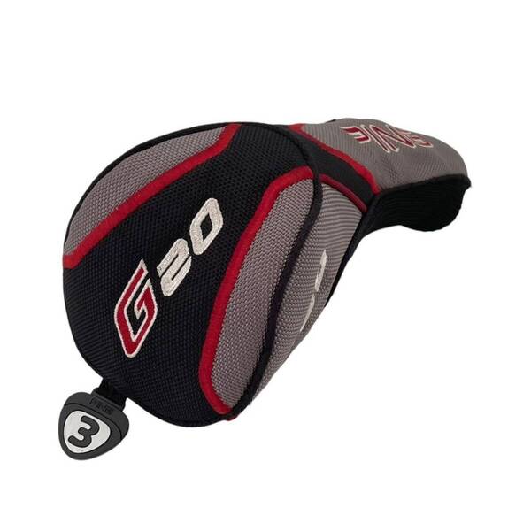 PING ピング FW用ヘッドカバー 黒 グレー フェアウェイウッド ヘッドカバー G20 3番 ゴルフ 趣味 スポーツ