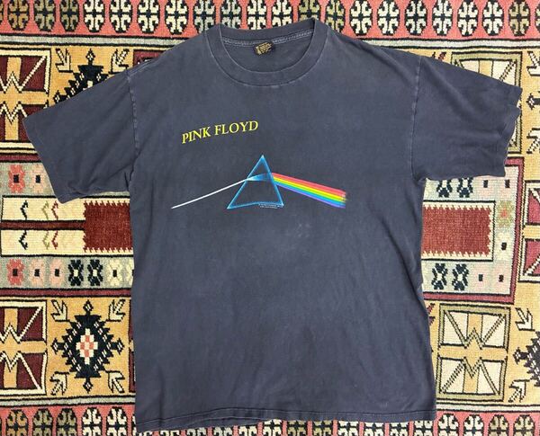 PINK FLOYD/ピンクフロイド 北米ツアー BROCKUM タグ,ヴィンテージTシャツ サイズXL,狂気 The Dark Side of the Moon