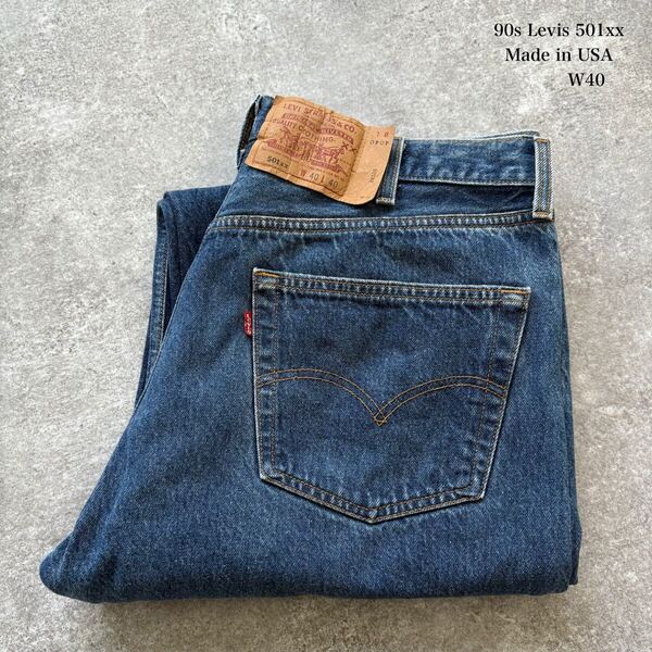 【LEVI'S】90s リーバイス501xx デニムパンツ ジーンズ USA製 Levis ダブルエックス ビッグサイズ アメリカ製 米国製 90年代 ヴィンテージ