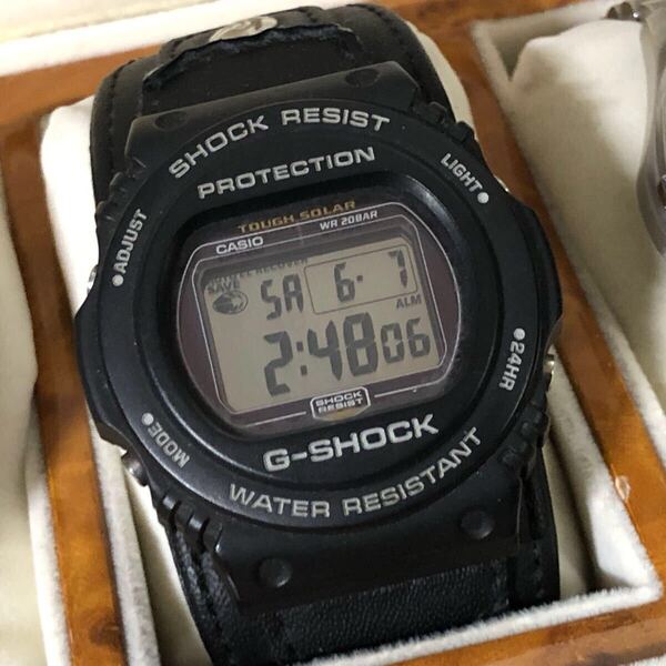 【即決/送料無料】CASIO G-SHOCK G-5700L カシオ ジーショック フェイクレザーベルト ブラック デジタルウォッチ 中古腕時計