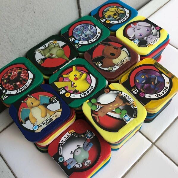 【即決/送料無料】ポケモントレッタ105枚アソートセットまとめ売り ダブり有り Pokmon 中古 ポケモングッズ