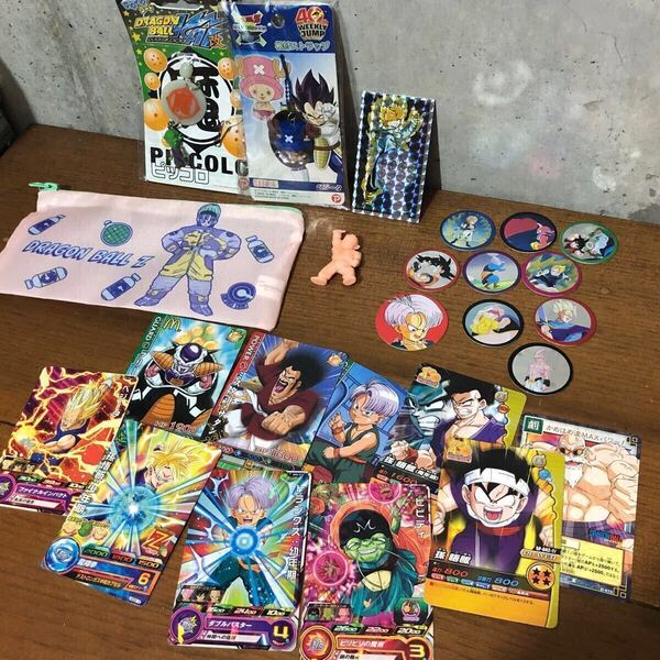 【即決/送料無料】DRAGON BALL ドラゴンボールグッズ25個アソートセットまとめ売り 中古 カードダス メンコ ポーチ ストラップ