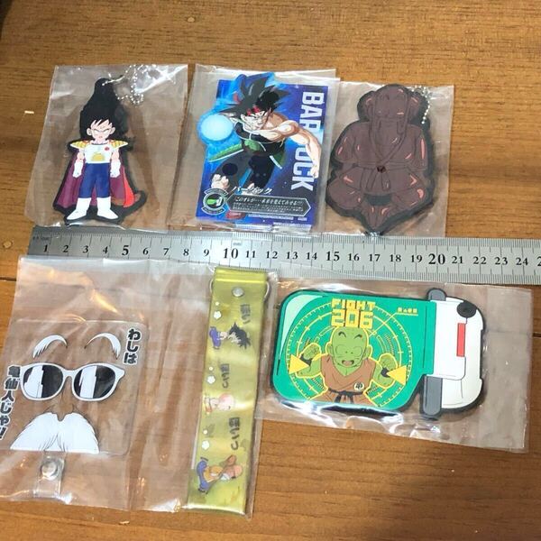 【即決/送料無料】DRAGON BALL ドラゴンボールグッズ5個アソートセットまとめ売り バーダック ベジータ 亀仙人 クリリン ラバスト アクスタ