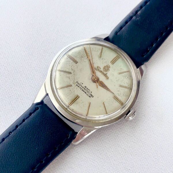 Sandoz SWISS製 ビンテージ 17石 メンズ手巻き腕時計 稼動品 ♪
