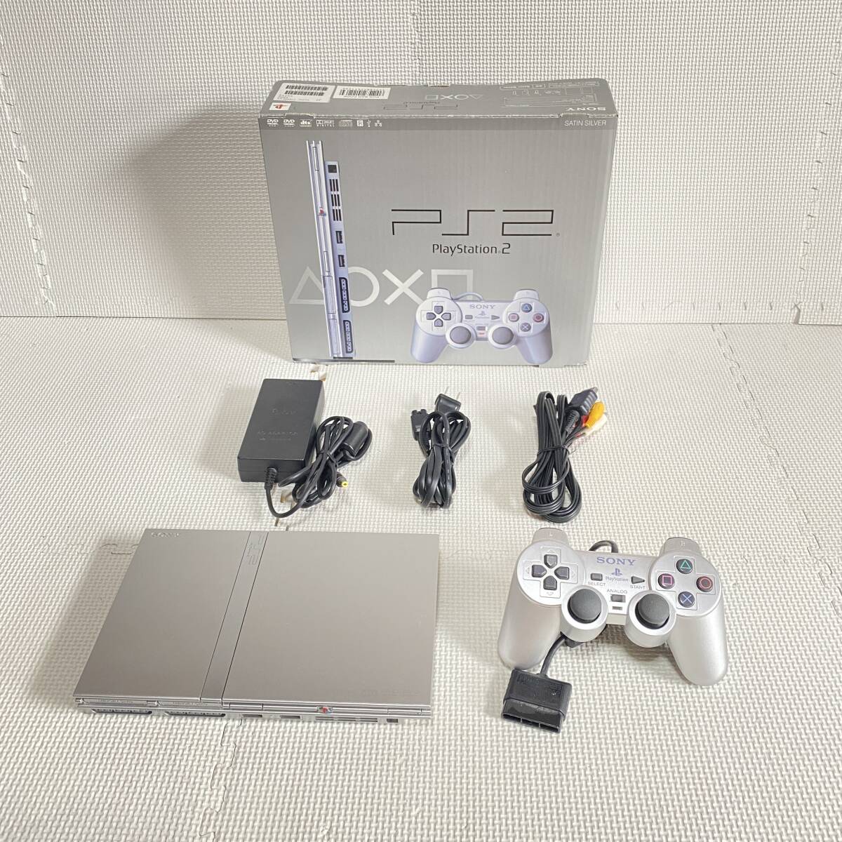 PS2 本体 SCPH-50000 サテンシルバー - メルカリ