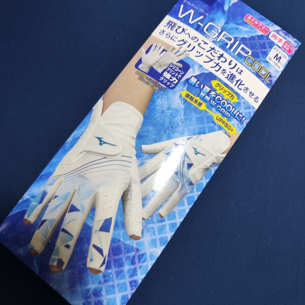 ミズノ W-GRIP COOL ゴルフグローブ /両手用 18〜19 指先カット