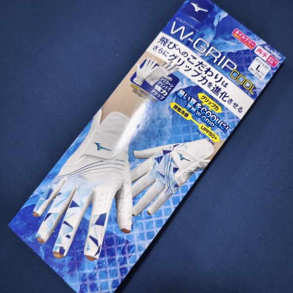 ミズノ W-GRIP COOL ゴルフグローブ /両手用 20〜21 指先カット