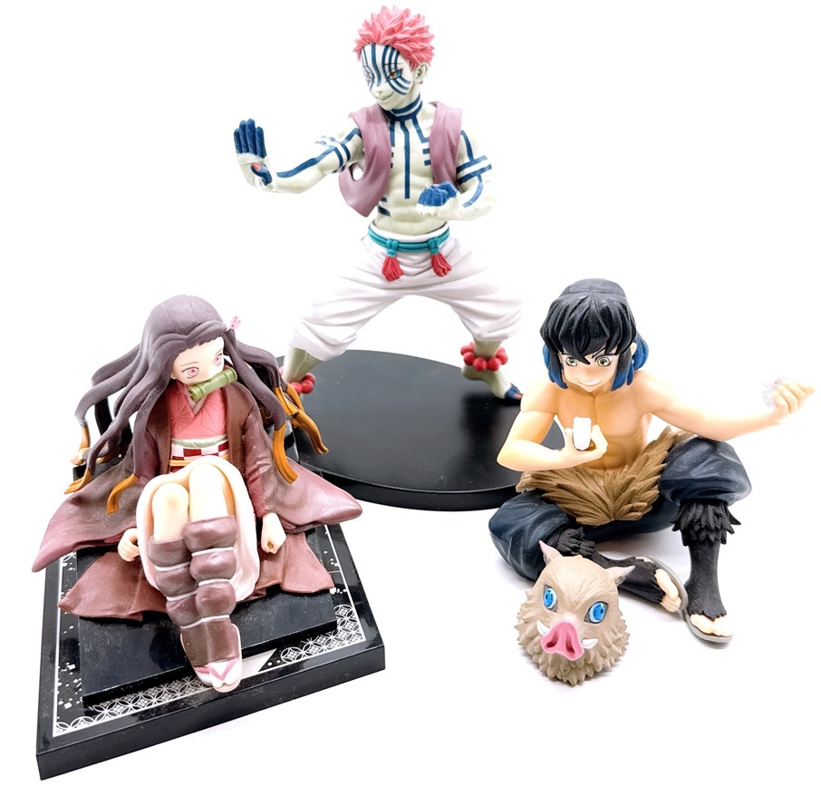 【新品未開封】鬼滅の刃 フィギュア 嘴平 吾妻 竈門兄妹 猗窩座 新品未開封】鬼滅の刃 フィギュア 嘴平 吾妻 竈門兄妹 猗窩座