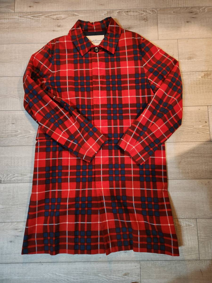 under cover コート チェック柄 チェック柄ロングコート | AMBERMADAM.JP