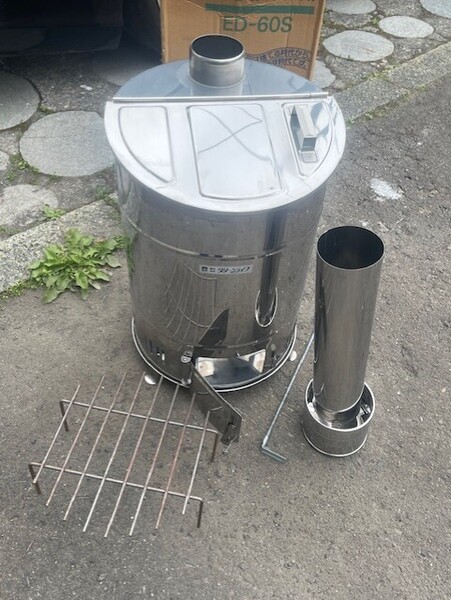送料無料 グリーンライフ 落ち葉・庭枝焼却機 ED-60S ロストル・灰掻棒以外はすべてステンレス材を使用
