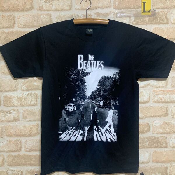 The Beatles ビートルズ Tシャツ Lサイズ アビーロード 白黒
