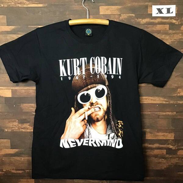ニルバーナ カートコバーン Tシャツ XLサイズ KURT COBAIN ニルヴァーナ ロックバンド