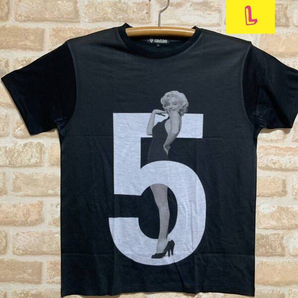 マリリンモンロー Tシャツ L サイズ Marilyn Monroe No.5