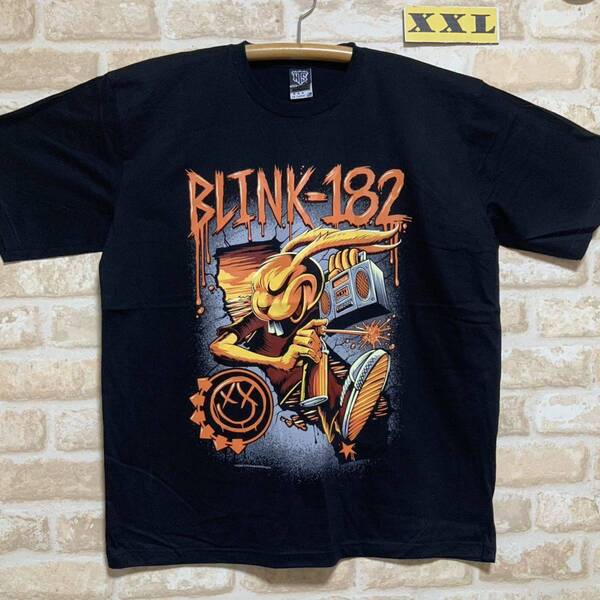ブリンク-182 Tシャツ XXLサイズ blink-182 管3892 ロックバンド 半袖