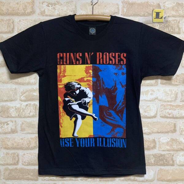 ガンズ アンドローゼズ Tシャツ Lサイズ Guns N' Roses ② ロックバンド