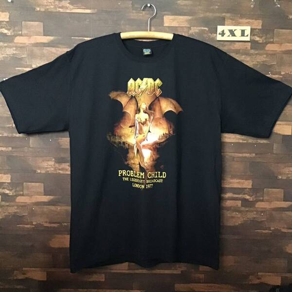 AC/DC Tシャツ 4XLサイズ エーシー・ディーシー XXXXL ロックバンド AC/DC(エーシー・ディーシー)半袖