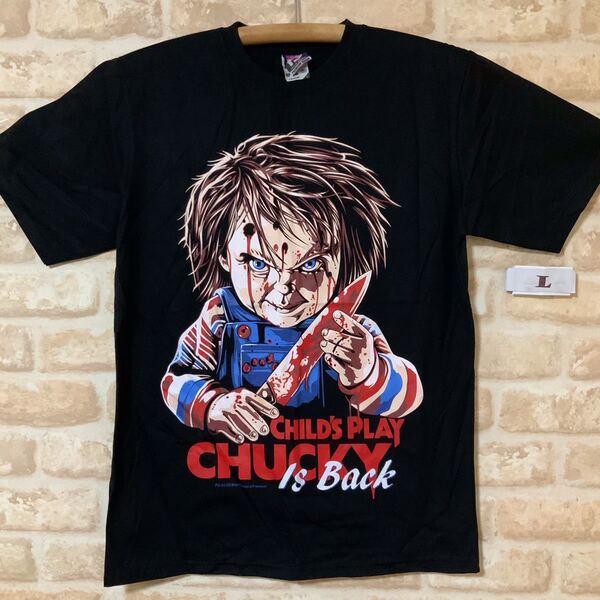チャイルドプレイ チャッキー イズバック Lサイズ Tシャツ 管5106