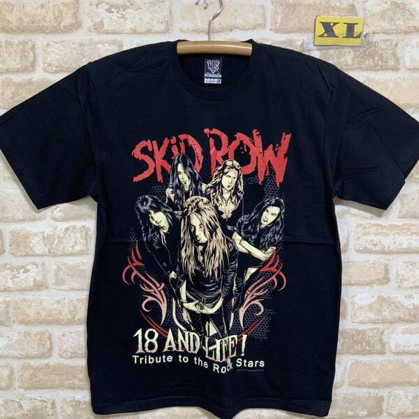 スキッドロウ SKID ROW Tシャツ XLサイズ ロックバンドTシャツ