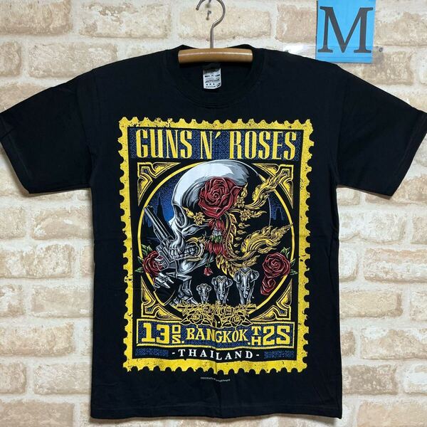 ガンズアンドローゼズ Tシャツ Mサイズ Guns N' Roses 海外製 半袖