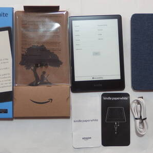 amazon ファブリックカバー付き Wi-Fi接続 kindle paperwhite 第11世代 8GB 広告なし M2L3EK 動作品