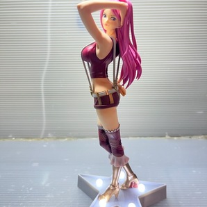 ワンピース GLITTER & GLAMOURS HANCOCK&BONNEY SPECIAL ver. ジュエリー・ボニー D ブラッシュアップ&LED発光台座カスタム品