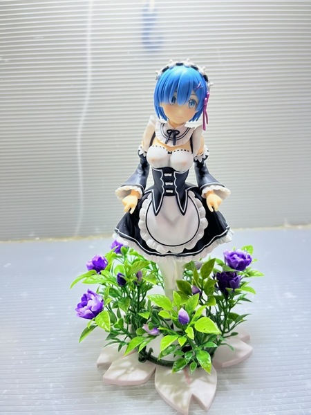 SEGA セガ リゼロ Re:ゼロから始める異世界生活 プレミアムフィギュア レム curtsey ブラッシュアップ&台座カスタム品