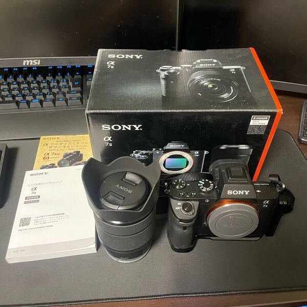 【美品】SONY α7 II レンズキット ILCE-7M2 シャッター回数2988枚